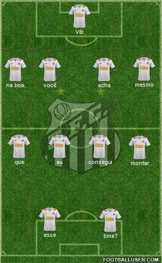 Santos FC Formation 2012