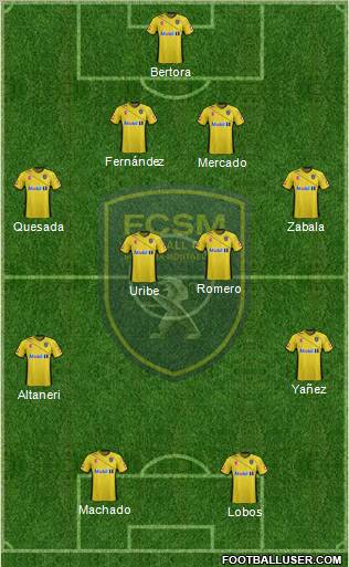 FC Sochaux-Montbéliard Formation 2012