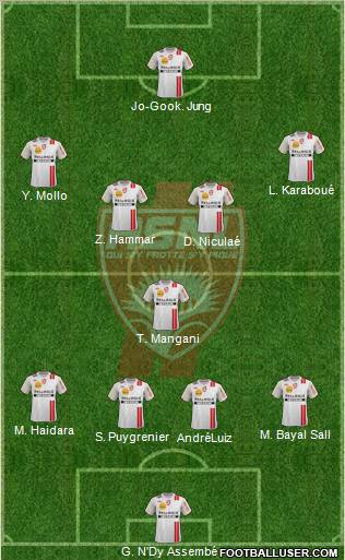 A.S. Nancy Lorraine Formation 2012