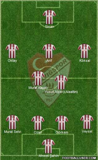 Elazigspor Formation 2012