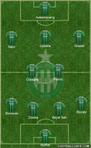 A.S. Saint-Etienne Formation 2012