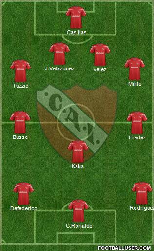 Independiente Formation 2012