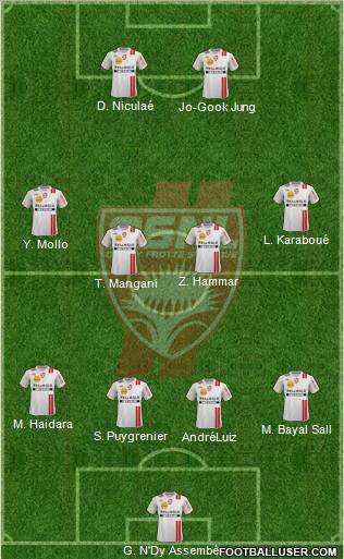 A.S. Nancy Lorraine Formation 2012