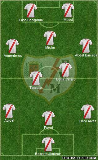 Rayo Vallecano de Madrid S.A.D. Formation 2012