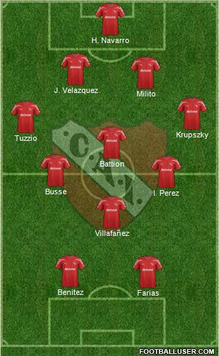 Independiente Formation 2012