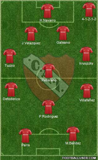 Independiente Formation 2012