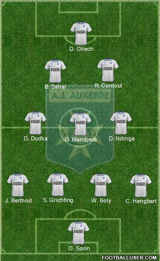 A.J. Auxerre Formation 2012