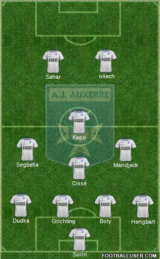 A.J. Auxerre Formation 2012