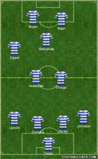 Queens Park Rangers Formation 2012