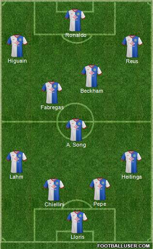 Blackburn Rovers Formation 2012