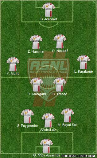 A.S. Nancy Lorraine Formation 2012