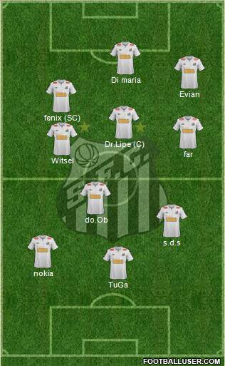 Santos FC Formation 2012