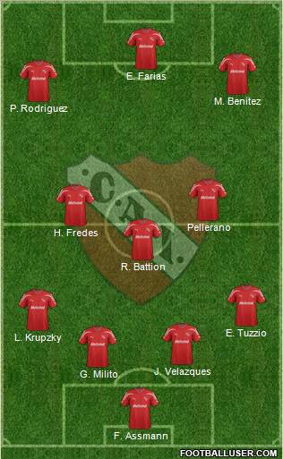 Independiente Formation 2012