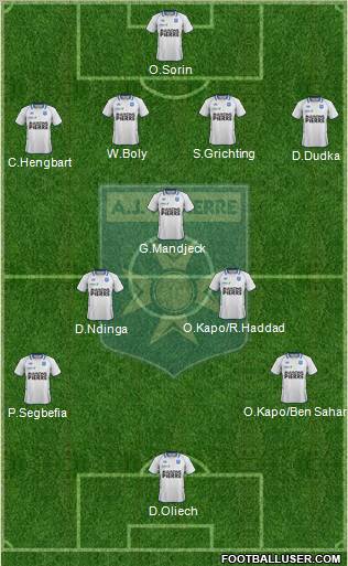 A.J. Auxerre Formation 2012