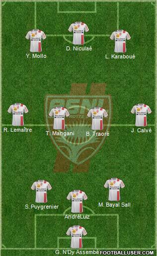 A.S. Nancy Lorraine Formation 2012