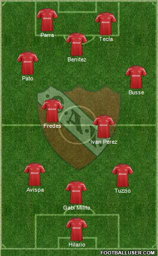 Independiente Formation 2012