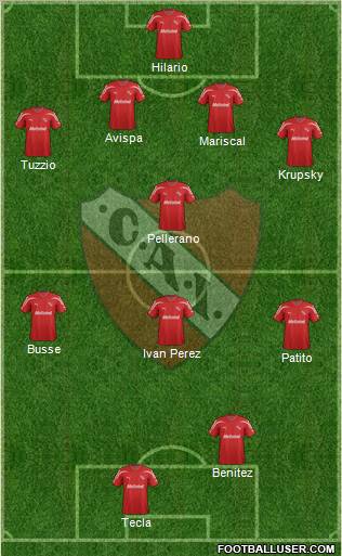 Independiente Formation 2012