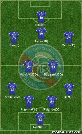 Racing Club de Strasbourg-Football Formation 2012