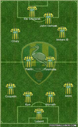 ADO Den Haag Formation 2012