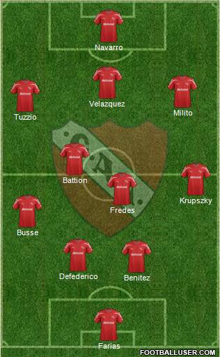 Independiente Formation 2012