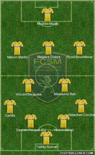 FC Sochaux-Montbéliard Formation 2012