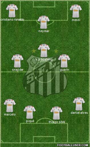 Santos FC Formation 2012