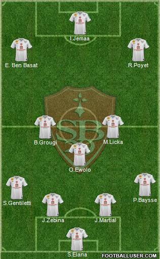 Stade Brestois 29 Formation 2012