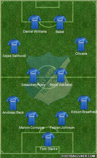 TSG 1899 Hoffenheim Formation 2012