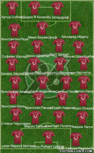 Hannover 96 Formation 2012