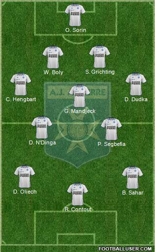 A.J. Auxerre Formation 2012