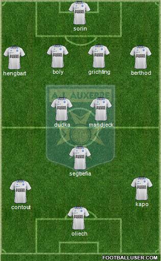 A.J. Auxerre Formation 2012