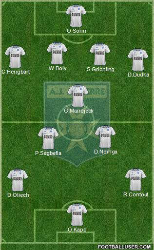 A.J. Auxerre Formation 2012