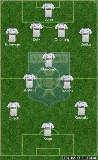 A.J. Auxerre Formation 2012