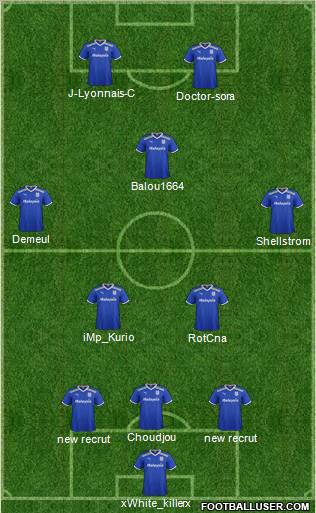 Cardiff City Formation 2012