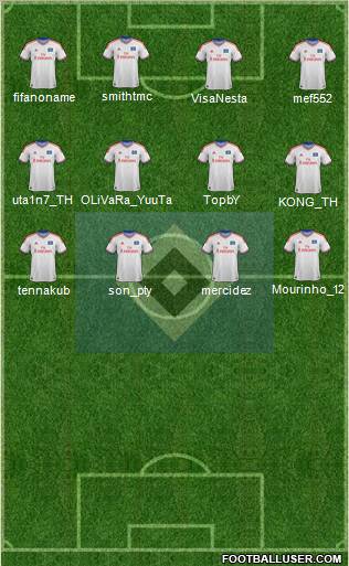 Hamburger SV Formation 2012