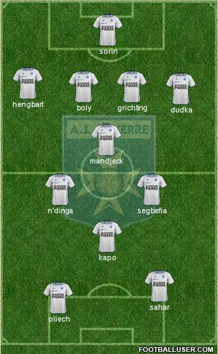 A.J. Auxerre Formation 2012