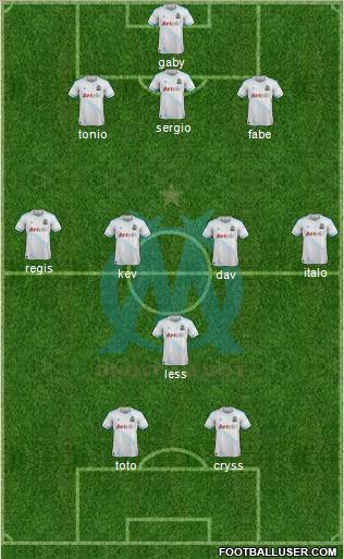 Olympique de Marseille Formation 2012