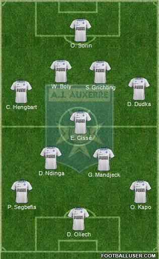 A.J. Auxerre Formation 2012