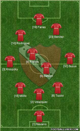 Independiente Formation 2012