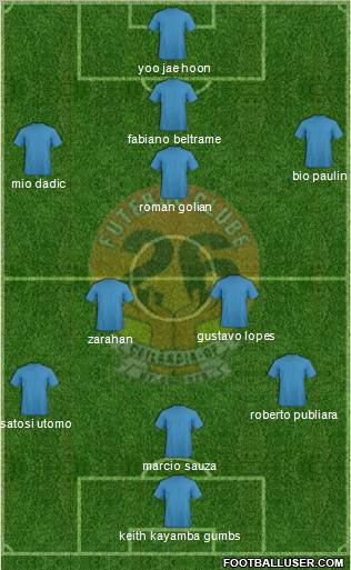 26 de Outubro FC Formation 2012