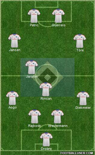 Hamburger SV Formation 2012