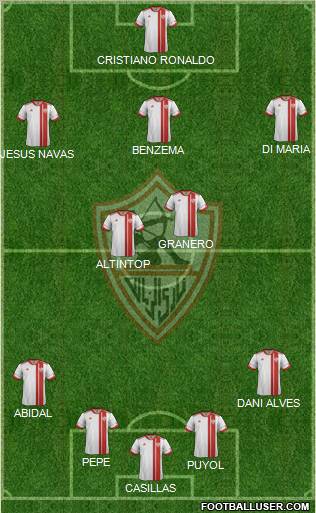 Zamalek Sporting Club Formation 2012