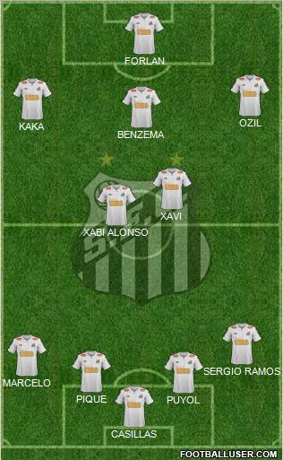 Santos FC Formation 2012