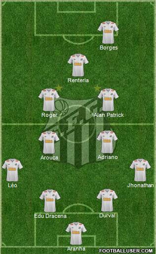 Santos FC Formation 2012