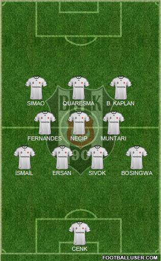 Besiktas JK Formation 2012