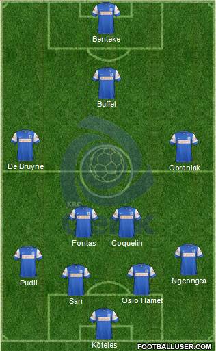 K Racing Club Genk Formation 2012