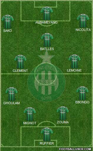 A.S. Saint-Etienne Formation 2012