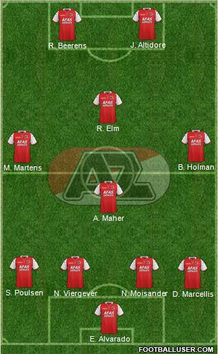 AZ Alkmaar Formation 2012