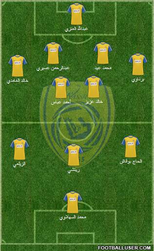 Al-Nassr (KSA) Formation 2012