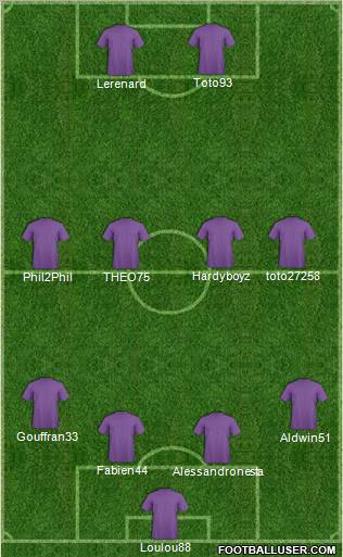 Pro Evolution Soccer Team Formation 2012